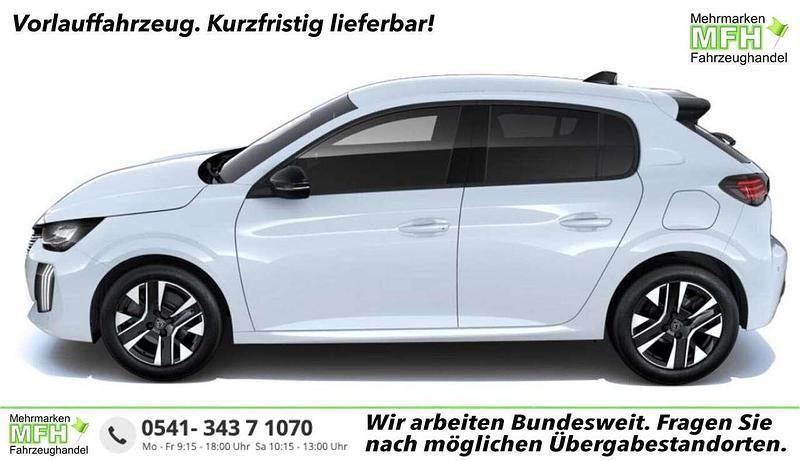 Okenit weiß metallic Neu 2025 Peugeot 208 Allure Kleinwagen | 20.566 € (Superpreis) - Bild 1/4