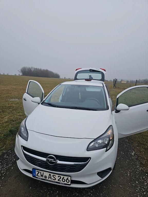 Gebraucht Opel Corsa Edition 69 PS (50 kW) 2016 Weiß Kleinwagen