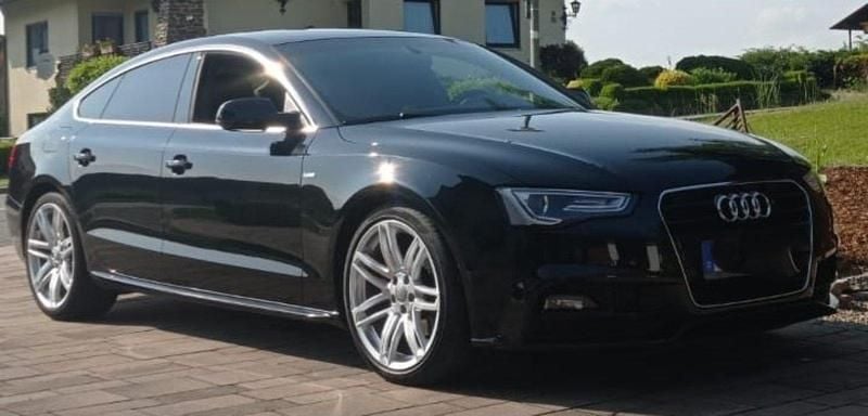 Schwarz Gebraucht 2017 Audi A5 Sportback S-Line Limousine | 14.899 € (Superpreis) - Bild 1/4