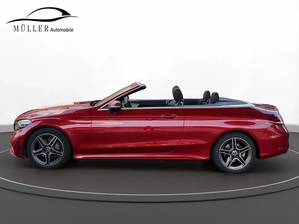 Gebraucht Mercedes C180 AMG line 156 PS (114 kW) 2021 Hyazinthrot  metalliclack Cabrio