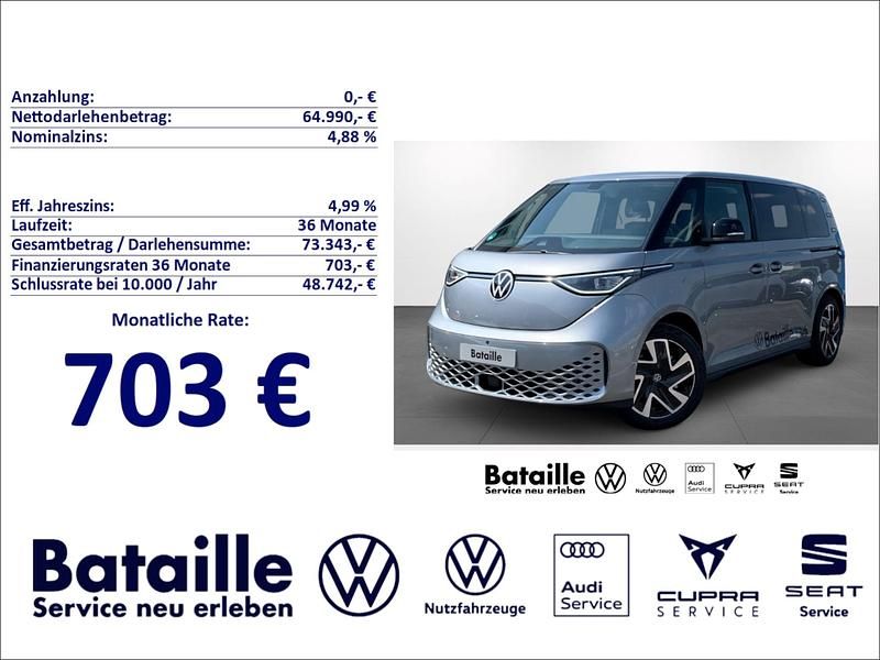 Gebraucht VW ID. Buzz Pro 150 kW (204 PS) 2024 Silber Van / Kleinbus