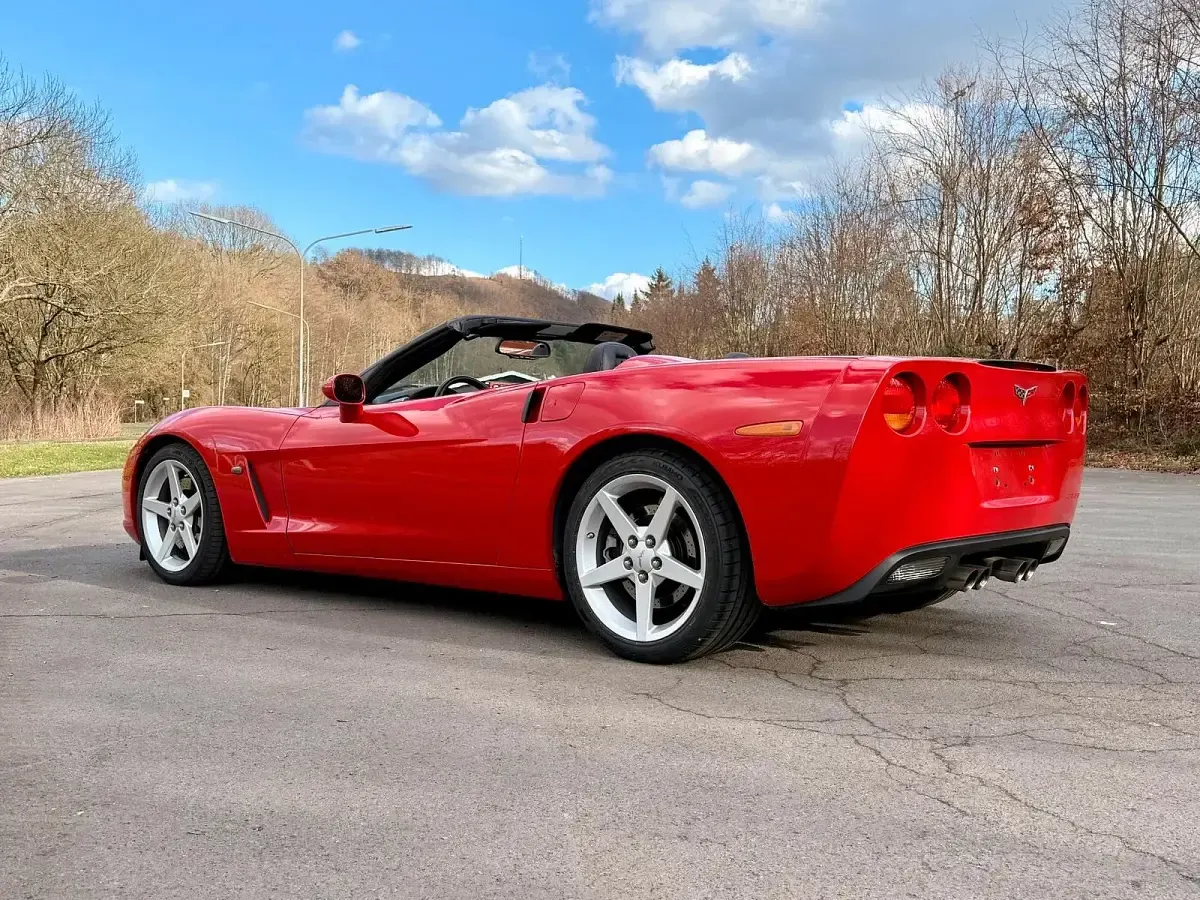 Usata Corvette C6 404 CV (297 kW) 2006 Rosso Cabrio