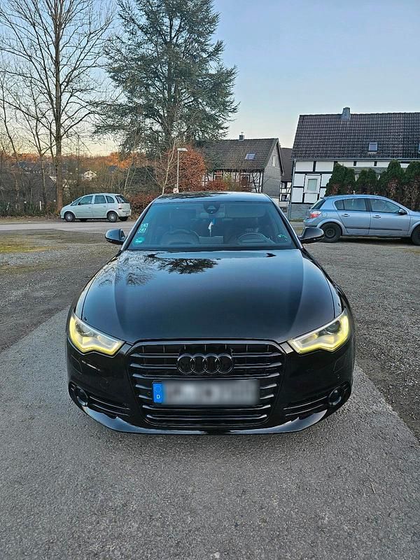 Schwarz Gebraucht 2014 Audi A6 S-Line Limousine | 11.300 € (Superpreis) - Bild 1/4