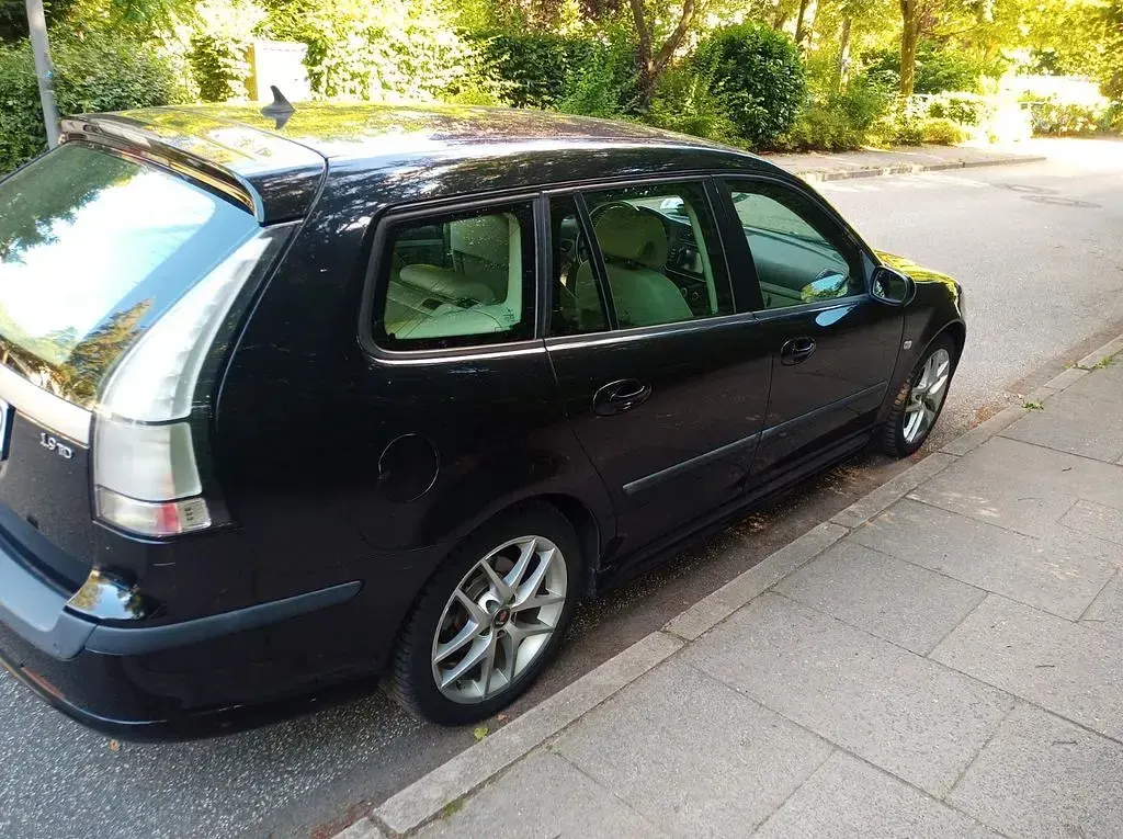 Gebraucht Saab 9-3 Linear 150 PS (110 kW) 2007 Schwarz Kombi