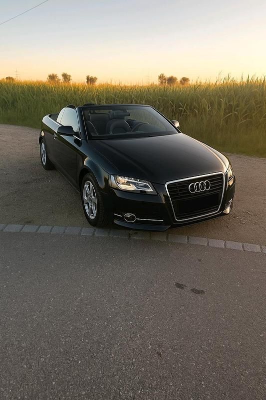 Schwarz Gebraucht 2012 Audi A3 Cabriolet Cabrio | 8.799 € (Guter Preis) - Bild 1/4