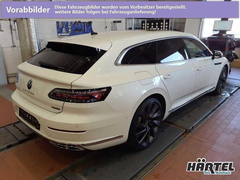 Gebraucht VW Arteon R-line 200 PS (147 kW) 2020 Oryxweiß perleffekt (white), pearl effect Kombi