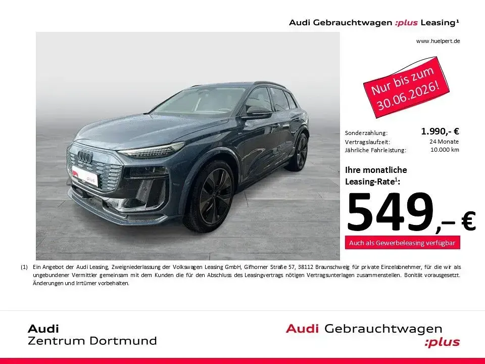 Gebraucht Audi Q6 e-tron S-Line 284 kW (387 PS) 2025 Plasmablau metallic SUV