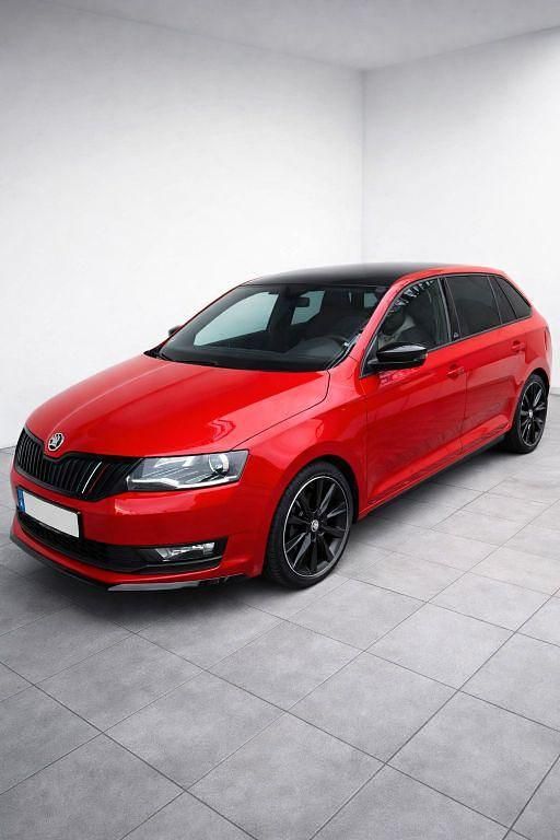 Gebraucht Skoda Rapid 125 PS (91 kW) 2017 Rot Kleinwagen