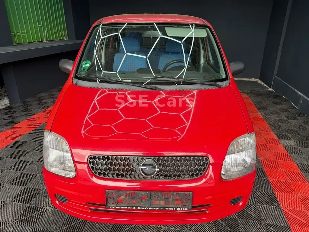 Gebraucht Opel Agila 58 PS (42 kW) 2000 Rot Van / Kleinbus