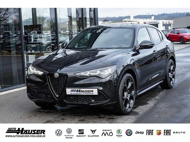 Schwarz Gebraucht 2023 Alfa Romeo Stelvio Veloce SUV | 37.975 € (Teuer) - Bild 1/4