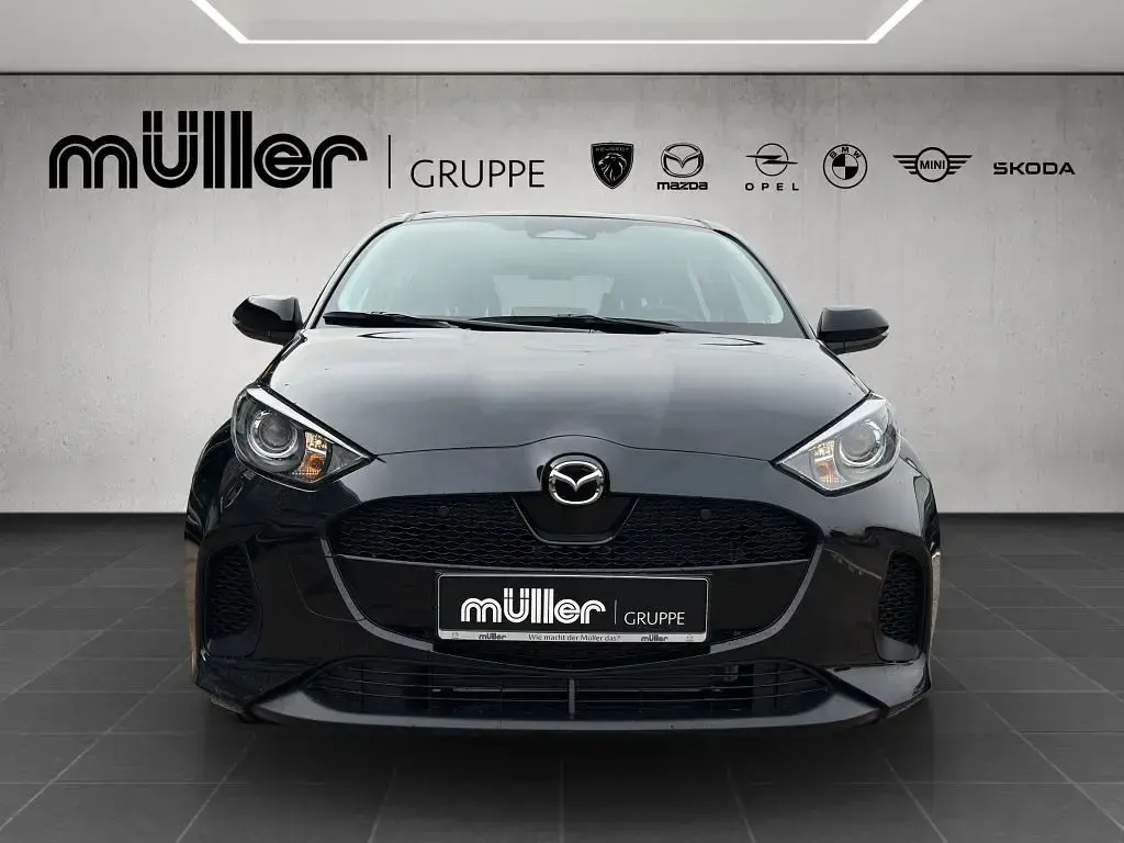Neu Mazda 2 Exclusive 116 PS (85 kW) 2025 Opera black Kleinwagen