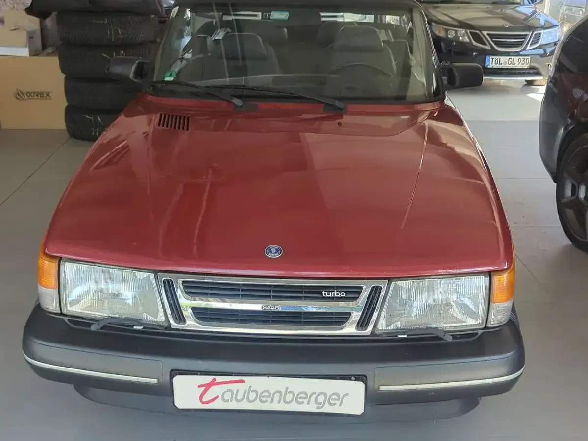 Gebraucht Saab 900 Cabriolet 160 PS (117 kW) 1989 Kirschrot Cabrio