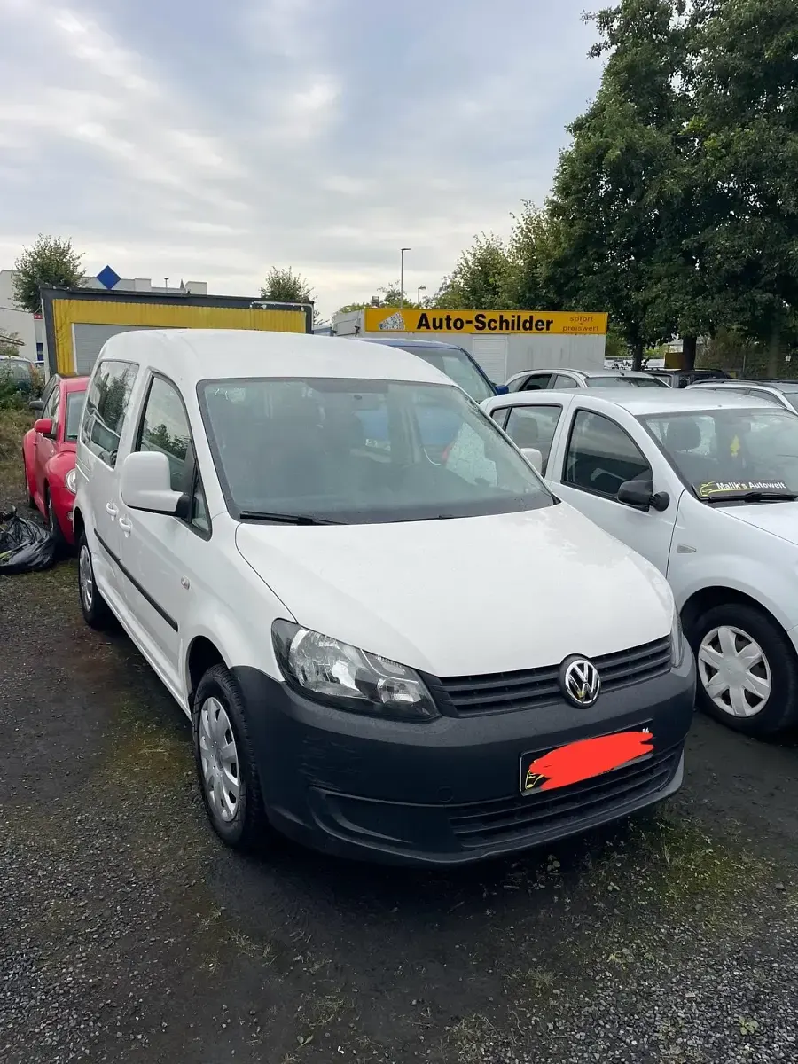 Gebraucht VW Caddy 70 PS (51 kW) 2013 Weiß Van / Kleinbus