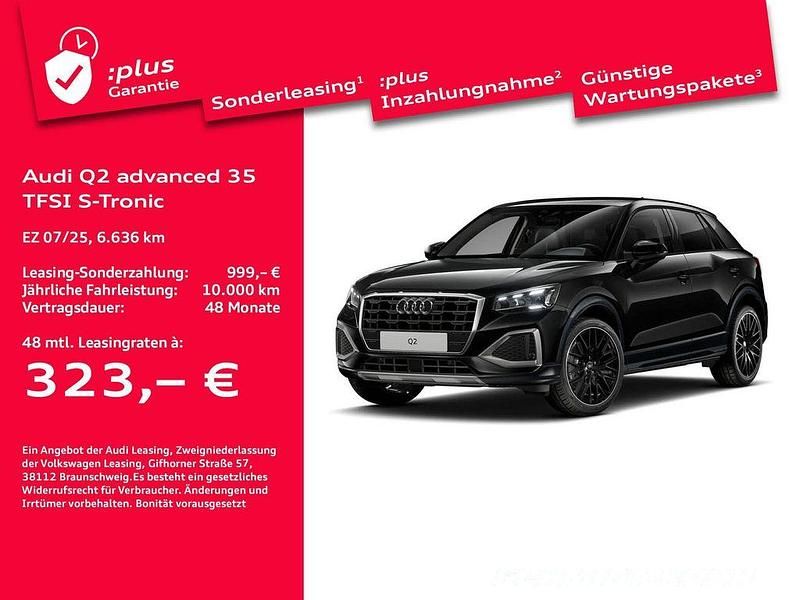 Gebraucht Audi Q2 Advanced Plus 150 PS (110 kW) 2025 Schwarz SUV