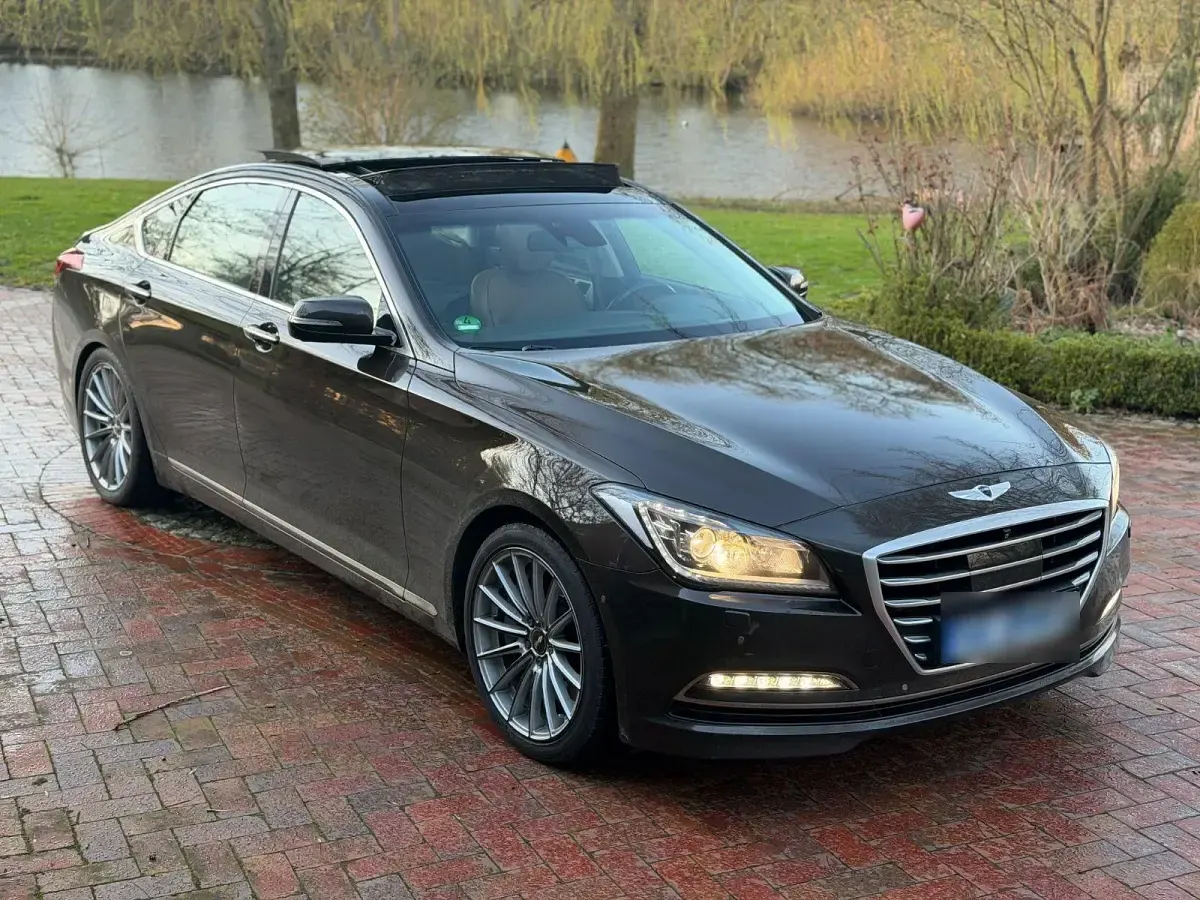 Gebraucht Genesis G80 315 PS (231 kW) 2015 Braun Limousine