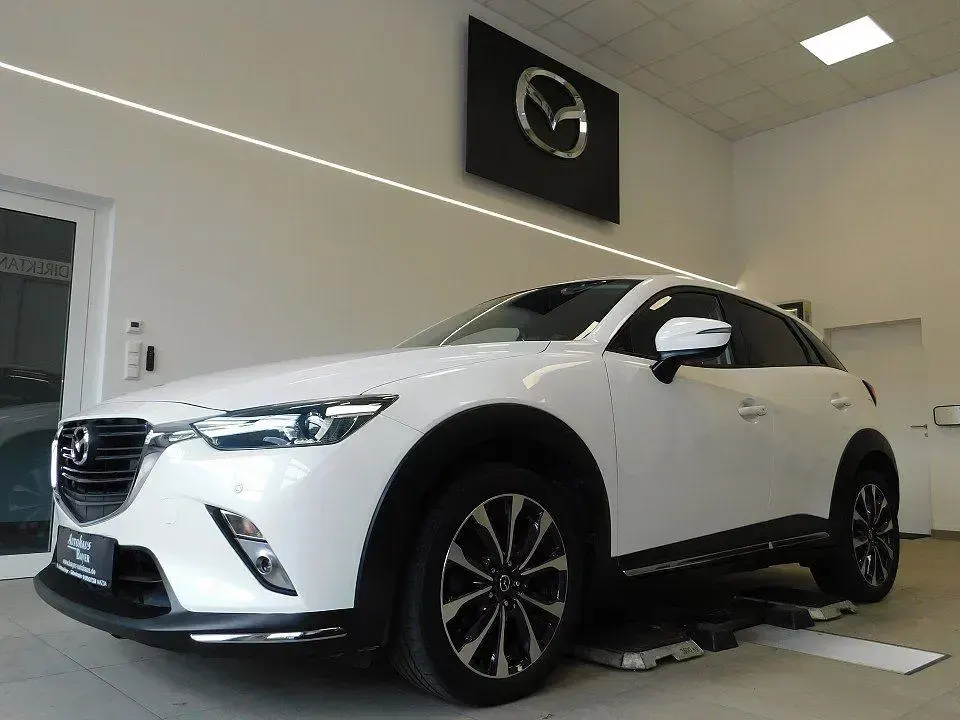 Gebraucht Mazda CX-3 Sky 121 PS (88 kW) 2019 Weiß SUV