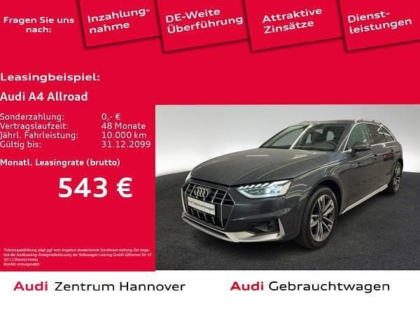 Grau (h1 manhattangrau metallic) Gebraucht 2024 Audi A4 Allroad Ambiente Kombi | 44.991 € (Teuer) - Bild 1/4