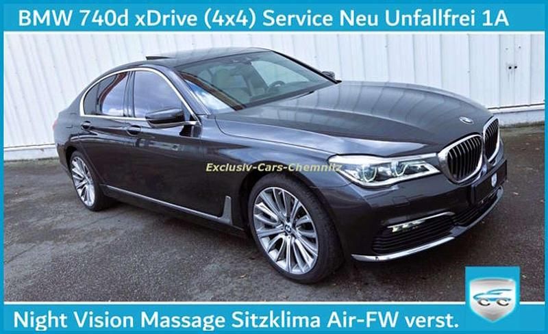Gebraucht BMW 740L 320 PS (235 kW) 2017 Sophistograu brillanteffekt me Limousine