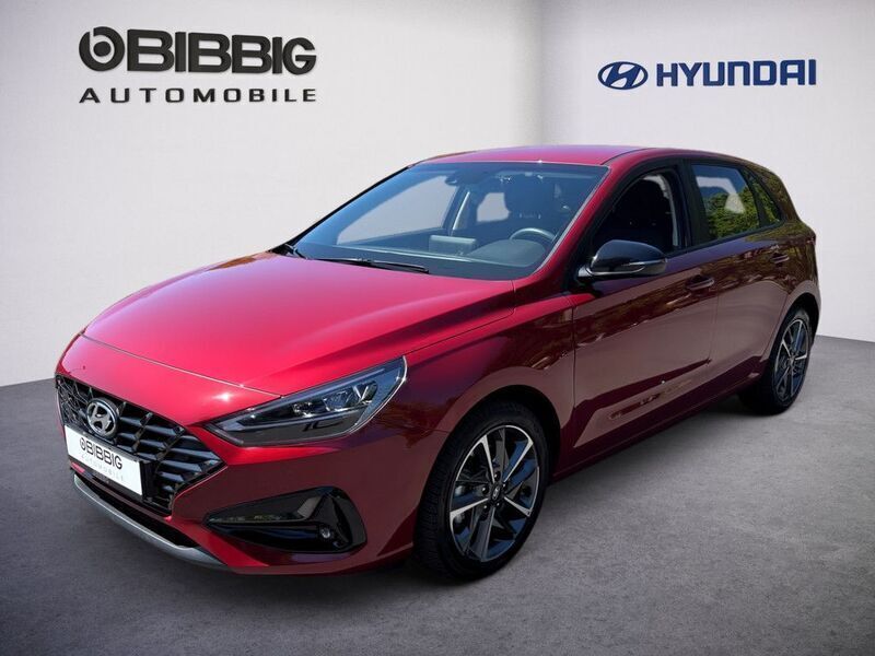 Rot / sunset red Gebraucht 2023 Hyundai i30 Edition 30+ Limousine | 21.990 € (Fairer Preis) - Bild 1/3