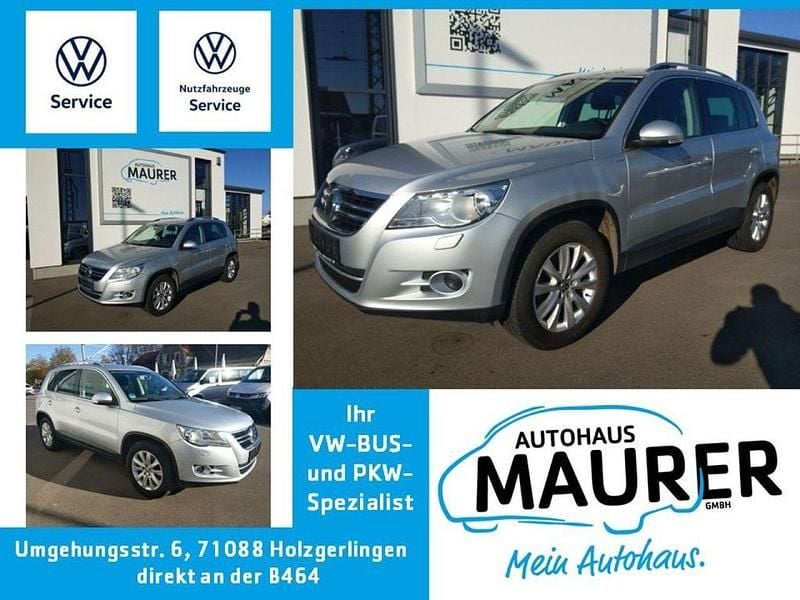 Reflexsilber metallic Gebraucht 2009 VW Tiguan Sportline SUV | 4.990 € (Superpreis) - Bild 1/4