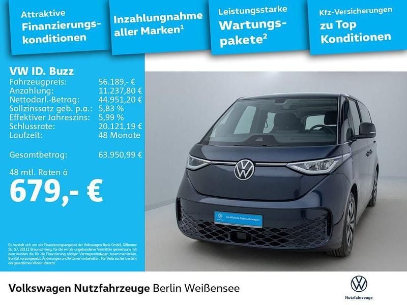 Gebraucht VW ID. Buzz Pro 210 kW (286 PS) 2025 3s starlight blue metallic Van / Kleinbus