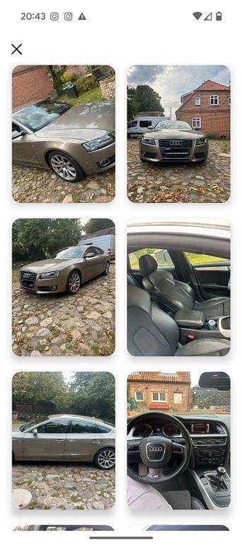 Beige Gebraucht 2009 Audi A5 Sportback Limousine | 6.500 € (Superpreis) - Bild 1/2