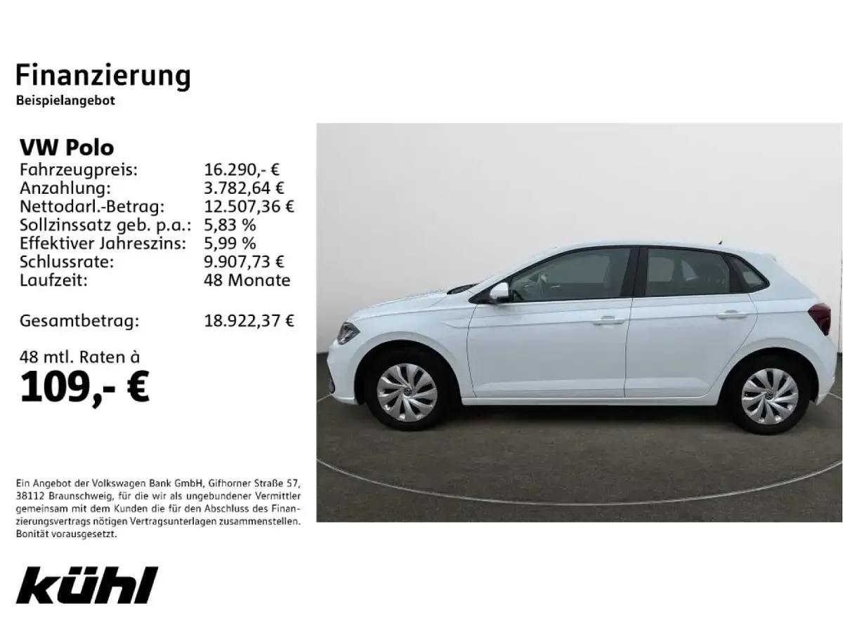 Gebraucht VW Polo Life 95 PS (69 kW) 2023 Kleinwagen
