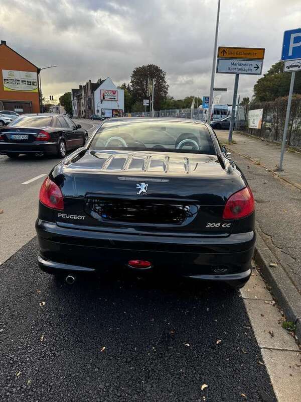 Schwarz Gebraucht 2006 Peugeot 206 CC Filou Cabrio | 1.600 € (Fairer Preis) - Bild 1/4