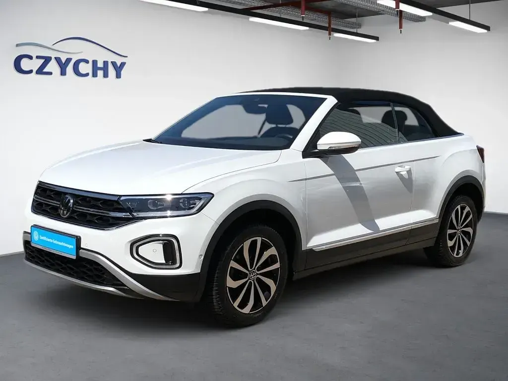Gebraucht VW T-Roc Cabriolet Style 150 PS (110 kW) 2022 Weiß Cabrio