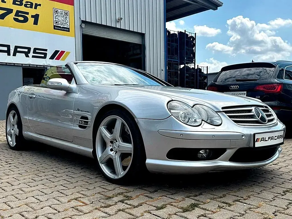 Gebraucht Mercedes SL55 AMG AMG 500 PS (367 kW) 2002 Silber Cabrio