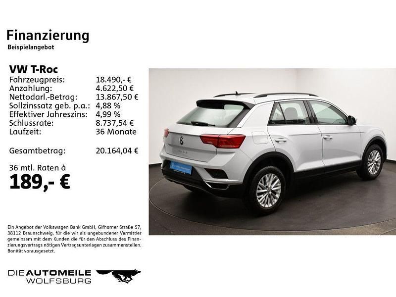 Gebraucht VW T-Roc Style 116 PS (85 kW) 2020 Weiß SUV