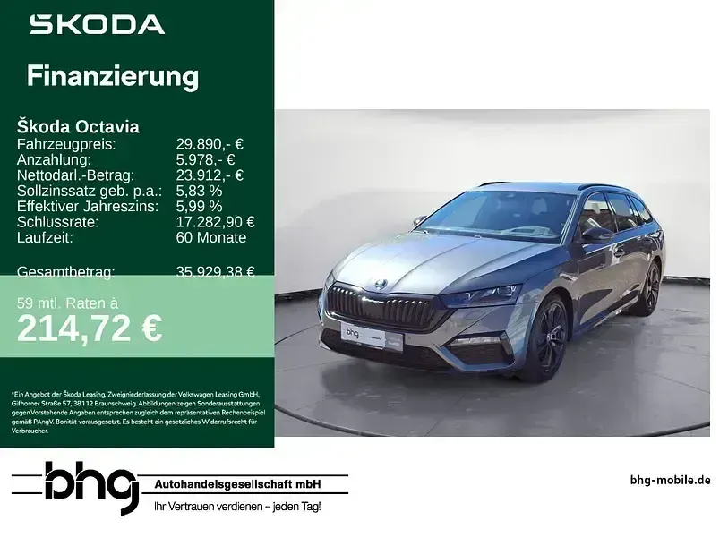 Gebraucht Skoda Octavia RS 200 PS (147 kW) 2023 Kombi