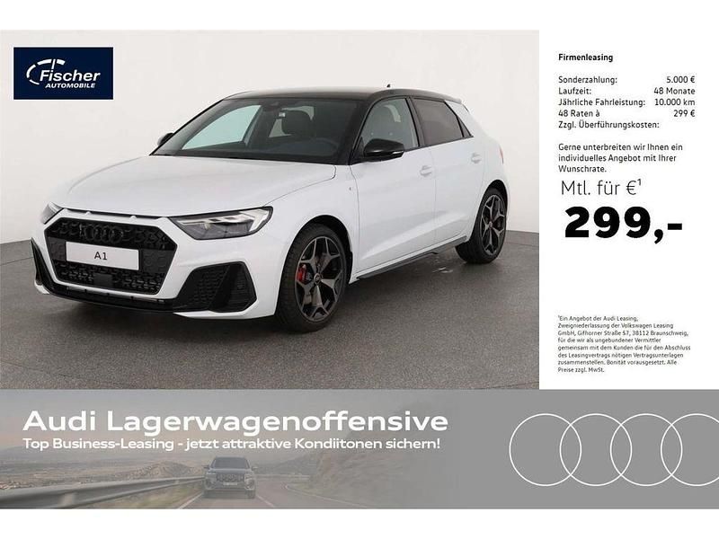 Weiss Neu 2025 Audi A1 Sportback S-Line Kleinwagen | 38.980 € (Etwas zu teuer) - Bild 1/4