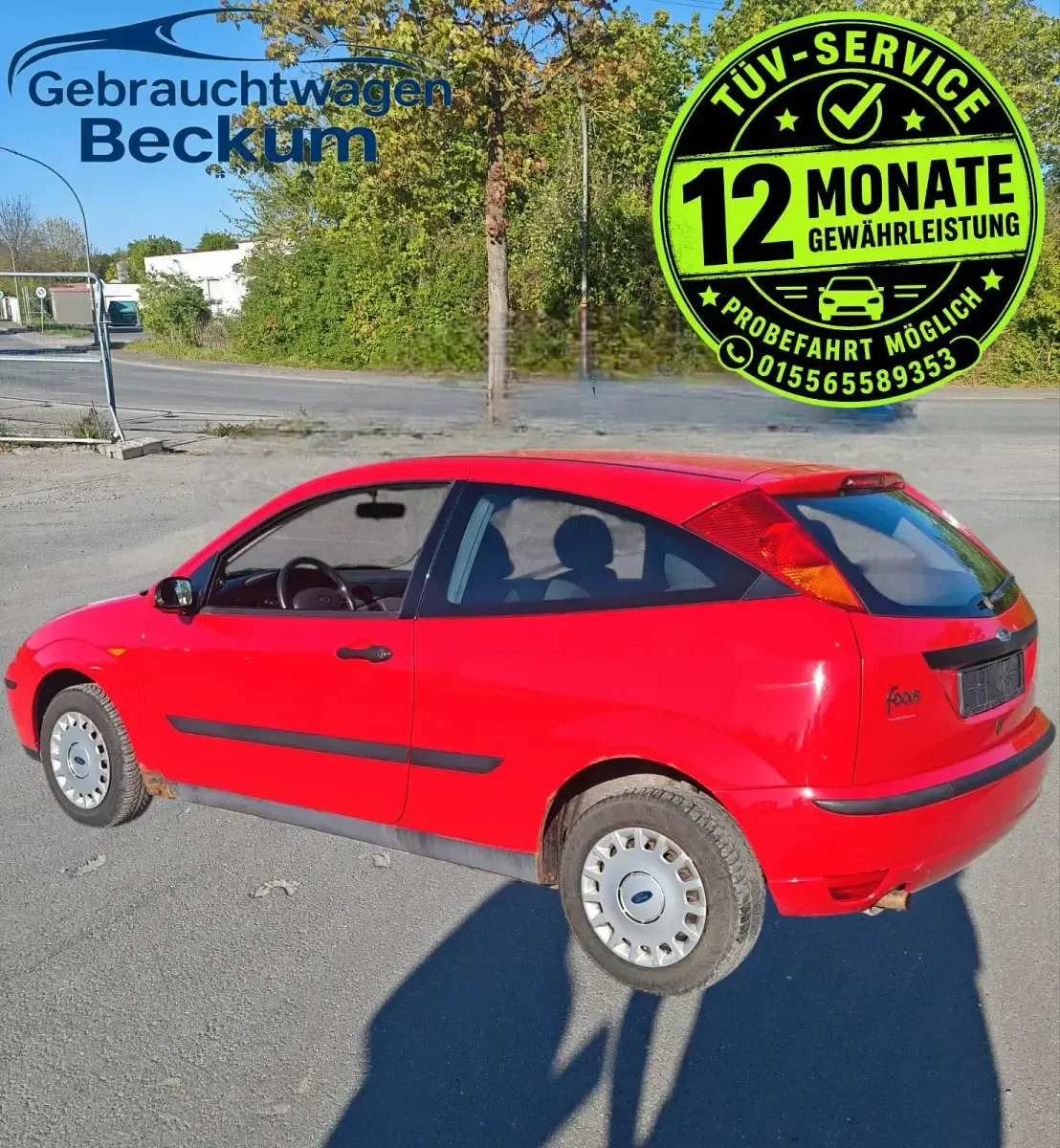 Usado Ford Focus 75 CV (55 kW) 2004 Rojo Utilitario