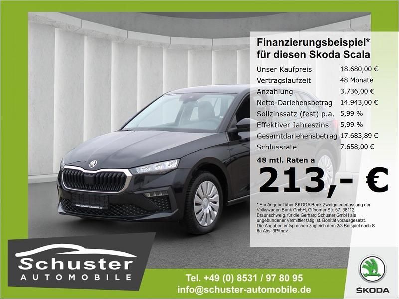 Schwarzmagic perleffekt Gebraucht 2024 Skoda Scala Essence Kleinwagen | 18.679 € (Guter Preis) - Bild 1/4