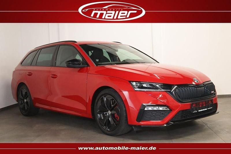 Rot Gebraucht 2022 Skoda Octavia RS Kombi | 22.800 € (Guter Preis) - Bild 1/4