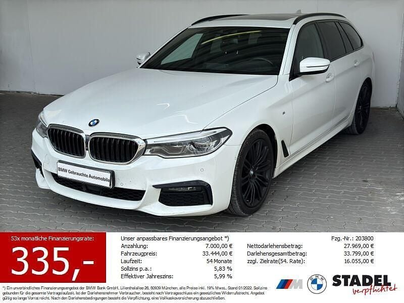 Weiß Gebraucht 2020 BMW 530 M Sport Limousine | 32.888 € (Fairer Preis) - Bild 1/4