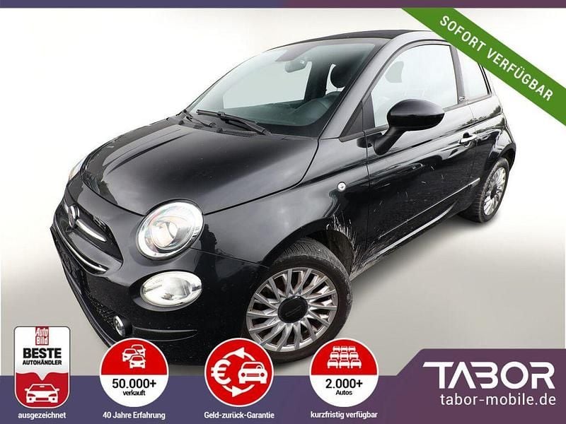 Schwarz metallic Gebraucht 2020 Fiat 500C Lounge Cabrio | 13.888 € (Fairer Preis) - Bild 1/4