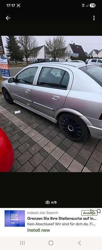 Gebraucht Opel Astra Njoy 80 PS (58 kW) 2003 Silber Kombi