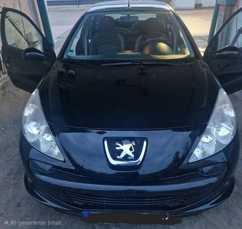 Gebraucht Peugeot 206 75 PS (55 kW) 2010 Schwarz Limousine