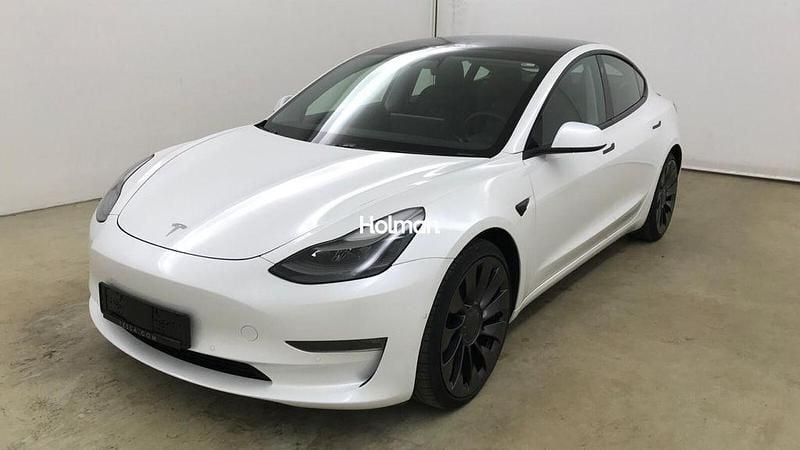 Weiß Gebraucht 2021 Tesla Model 3 Performance Limousine | 27.477 € (Superpreis) - Bild 1/4