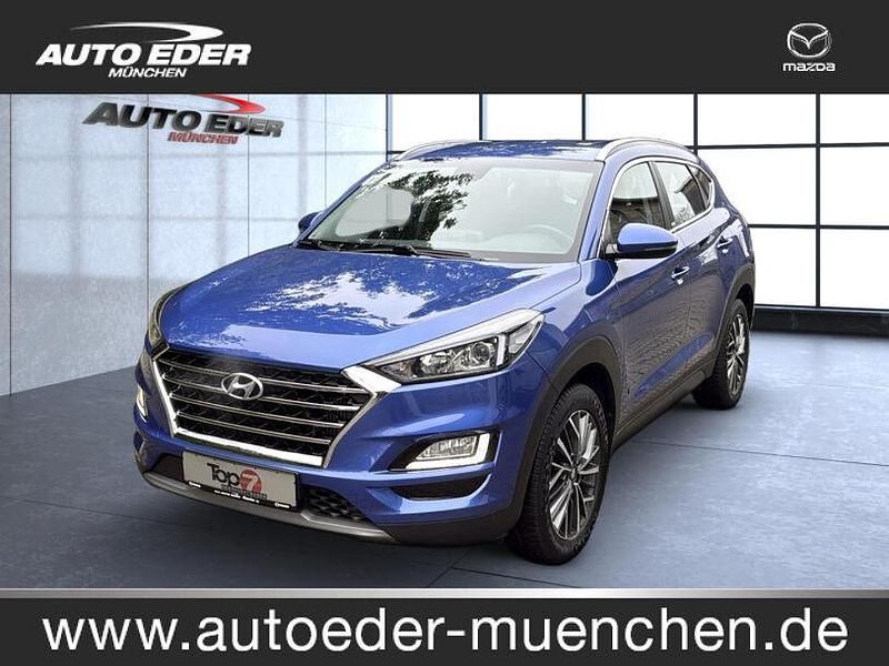 Blau Gebraucht 2020 Hyundai Tucson Advantage SUV | 22.480 € (Fairer Preis) - Bild 1/4