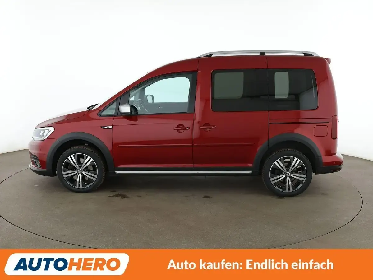 Gebraucht VW Caddy 125 PS (91 kW) 2017 Rot Van / Kleinbus