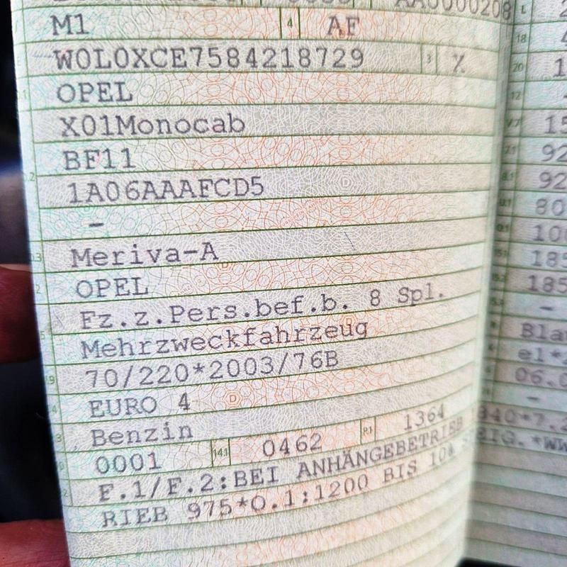 Gebraucht Opel Meriva Edition 90 PS (66 kW) 2008 Blau Van / Kleinbus