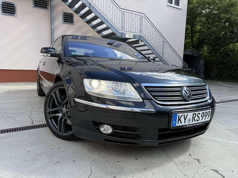 Tarantellaschwarz perleffekt Gebraucht 2005 VW Phaeton Limousine | 8.999 € (Fairer Preis) - Bild 1/4