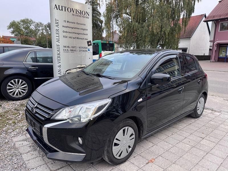 Schwarz Gebraucht 2021 Mitsubishi Space Star Spirit Kleinwagen | 8.750 € (Fairer Preis) - Bild 1/4