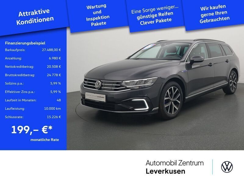 Grau / uranograu Gebraucht 2021 VW Passat GTE Kombi | 27.488 € (Etwas zu teuer) - Bild 1/4