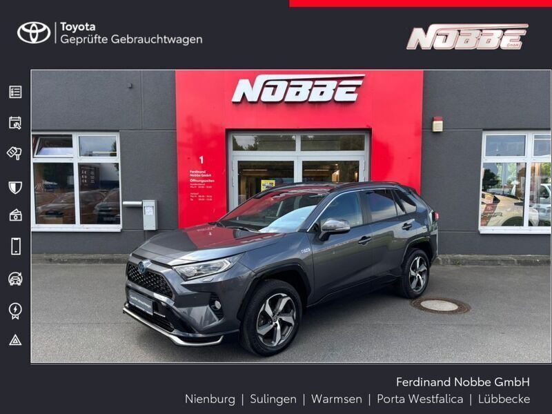 Marlingrau metallic Gebraucht 2022 Toyota RAV4 Hybrid SUV | 34.490 € (Superpreis) - Bild 1/4