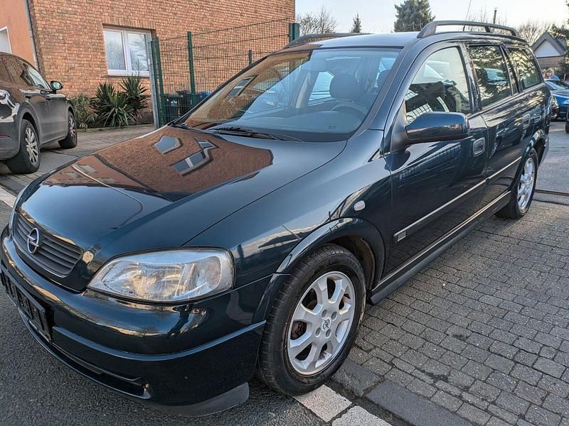 Gebraucht Opel Astra Selection 84 PS (61 kW) 2002 Blau Kombi