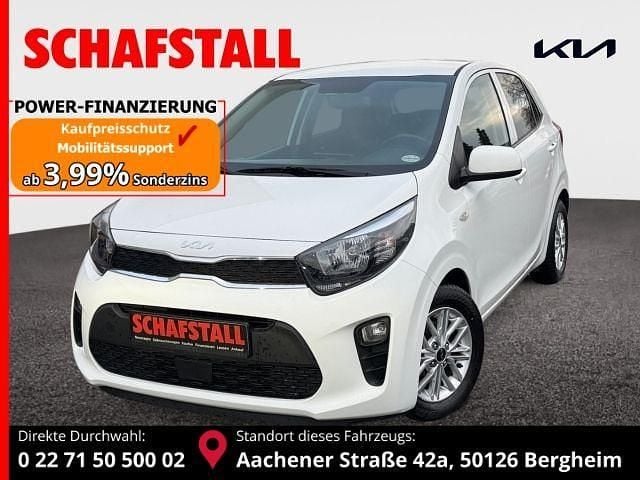 Weiss (clear white) Gebraucht 2021 Kia Picanto DREAM-TEAM Edition Kleinwagen | 9.479 € (Fairer Preis) - Bild 1/3